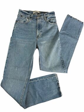 Abercrombie & Fitch Jeans 90’s Straight Ultra High Rise medium wash size 0 / 24
